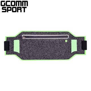 【GCOMM SPORT】萊卡輕薄貼身防汗水音樂腰包  螢光綠(GCOMM SPORT)