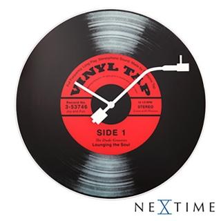 【歐洲名牌時鐘】NEXTIME-經典唱片時鐘《歐型精品館》(簡約時尚造型/掛鐘/壁鐘)