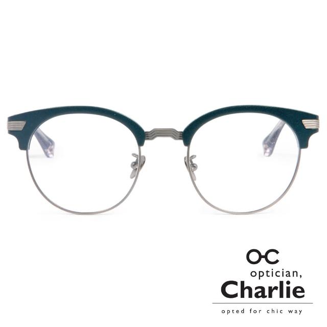 【Optician Charlie】韓國亞洲專利光學眼鏡FP系列(藍 + 銀 FP BL)