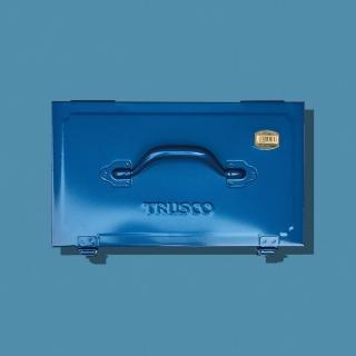 【Trusco】專業型雙層工具箱-上提把-鐵藍(雙層工具箱)