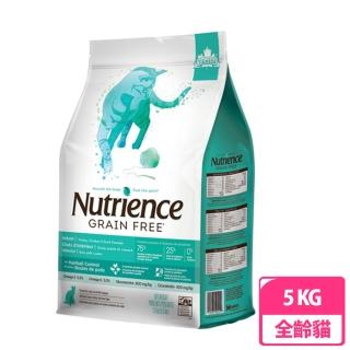 【Nutrience 紐崔斯】無穀養生室內貓-雞肉+鴨+火雞 5KG