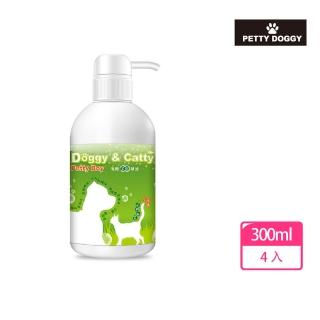 【Petty Boy】茶樹精油清爽潔淨驅蚊蟲不癢不流淚配方洗毛精 300ml*4入(隨機出貨_即期/福利/補充瓶)