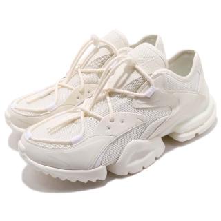 【REEBOK】慢跑鞋 RUN_R 96 低筒 運動 男鞋 輕量 明星款 免綁鞋帶 穿搭 透氣 米白 白(CN4602)