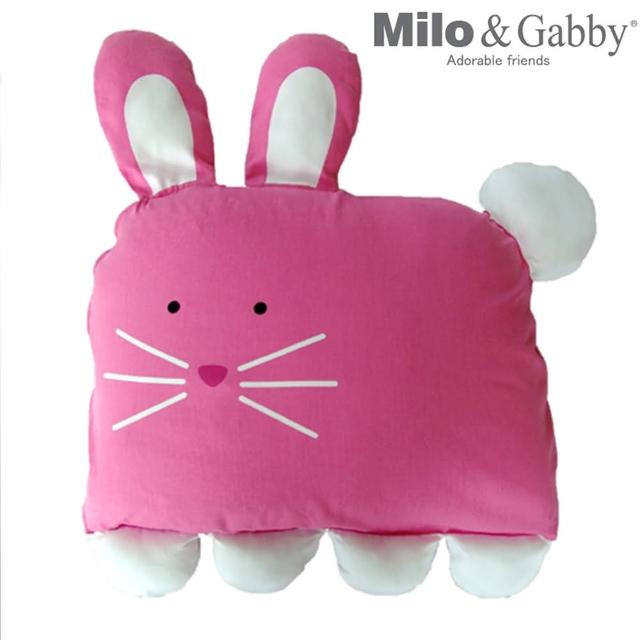【Milo&Gabby】動物好朋友-超細纖維防蹣銀離子兒童枕心+枕套組(多款任選)