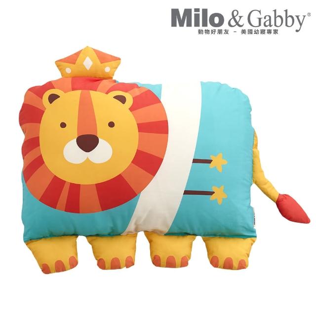 【Milo&Gabby】動物好朋友-超細纖維防蹣銀離子兒童枕心+枕套組(多款任選)