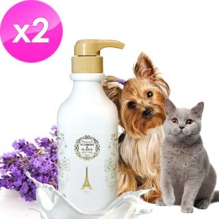 【愛戀花草】寵物精油沐浴潤絲組(沐浴乳1000MLx1+潤絲精1000MLx1)