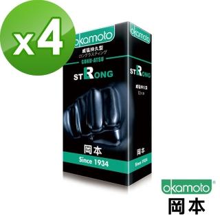 【okamoto 岡本】Strong 威猛持久型(10入X4盒)