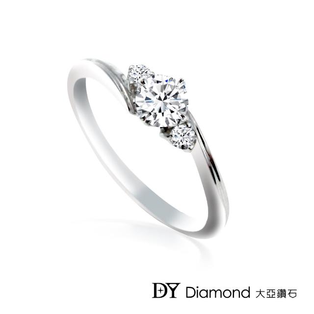 DY Diamond 大亞鑽石【DY Diamond 大亞鑽石】18K金 0.20克拉 時尚鑽石女戒