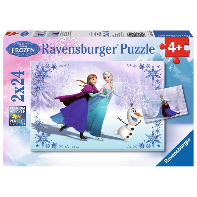 【德國Ravensburger】冰雪奇緣II -2*24片(維寶拼圖)