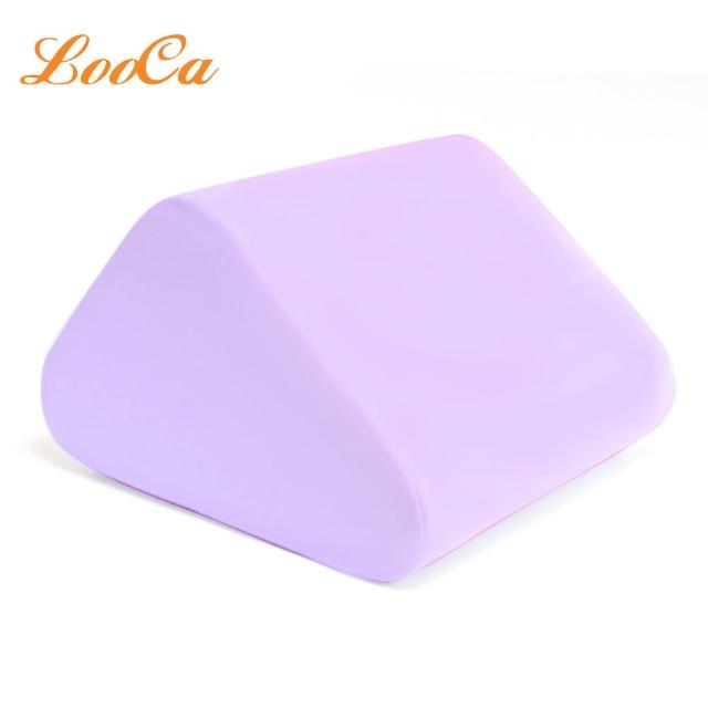 【LooCa】吸濕排汗萬用三角靠墊+釋壓記憶萬用靠枕頭-超值2件組