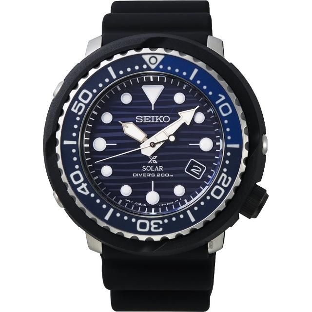 【SEIKO 精工】PROSPEX SCUBA 愛海洋太陽能潛水錶(V157-0CX0A SNE518P1)