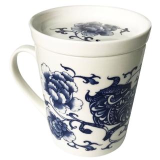 【青花皇后楊莉莉】生肖杯-馬(駿馬奔騰)