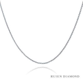 【RUIEN DIAMOND】16吋 義大利14K白金 粗鍊(文武項鍊 KC01-1)