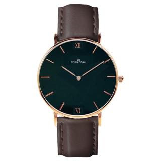 【Max Max】自信學生簡約皮帶腕錶-/36mm(MAS7025-2)