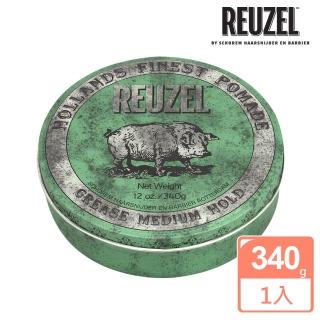 【REUZEL】Green Pomade Grease 綠豬中強髮油(340g)