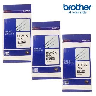 【brother】TR-100BK 套管標籤機碳帶 12mm 黑色-3捲入