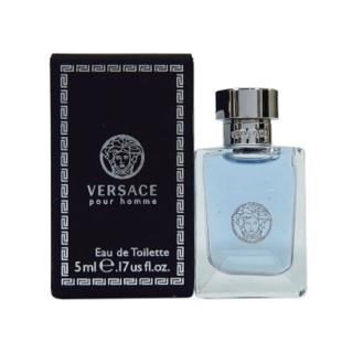 【VERSACE 凡賽斯】POUR HOMME經典男性淡香水 5ml