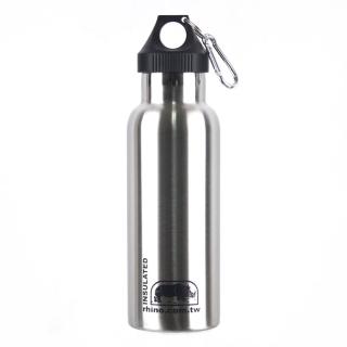 【犀牛RHINO】Vacuum Bottle雙層不鏽鋼保溫水壺500ml(原色)