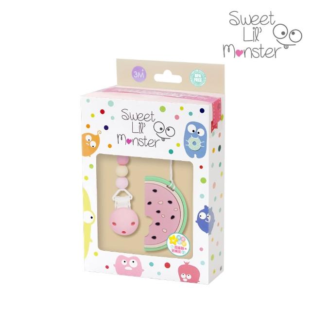 【Sweet Lil Monster】馬卡龍咬咬珠固齒器_奶嘴鍊(100%食用級矽膠)