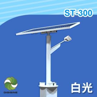 【DIGISINE】ST-300 太陽能智能路燈 - 12V系統/2000流明/白光(太陽能發電/獨立電網/戶外照明路燈/藍牙遙控)
