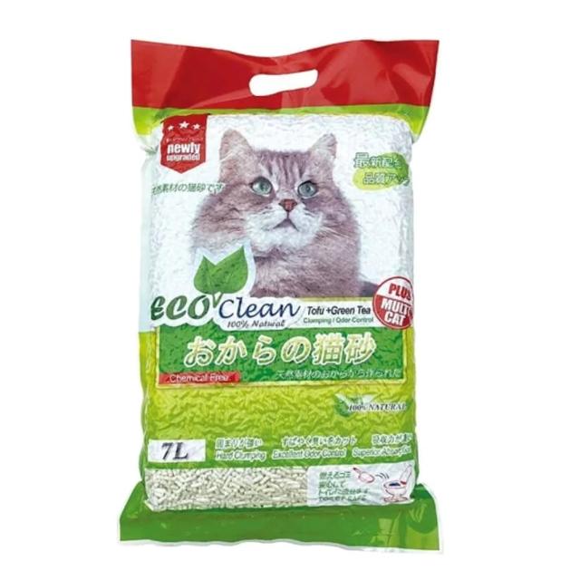 【ECO 艾可】豆腐貓砂 7L/2.8kg*6包組(豆腐貓砂)