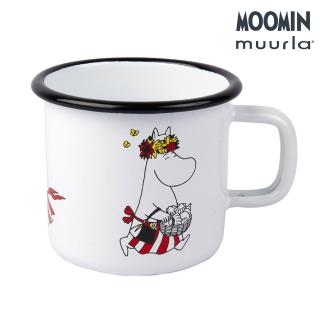 【JIA Inc 品家家品】Muurla - 嚕嚕米媽媽琺瑯馬克杯 白色(370cc)