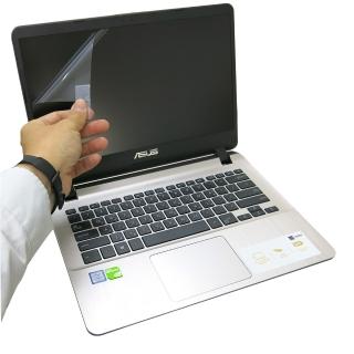 【Ezstick】ASUS X407 X407UB 靜電式筆電LCD液晶螢幕貼(可選鏡面或霧面)