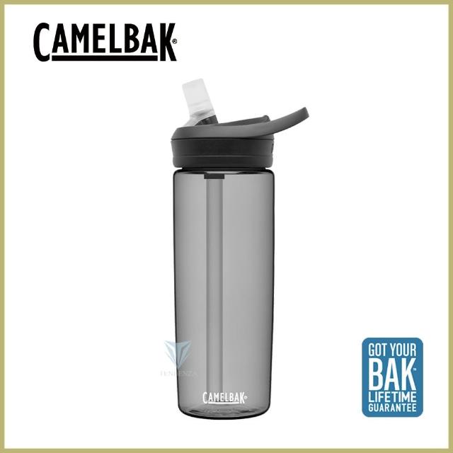 【CAMELBAK】600ml eddy+多水吸管水瓶 炭黑(CB1642001060 水壺)