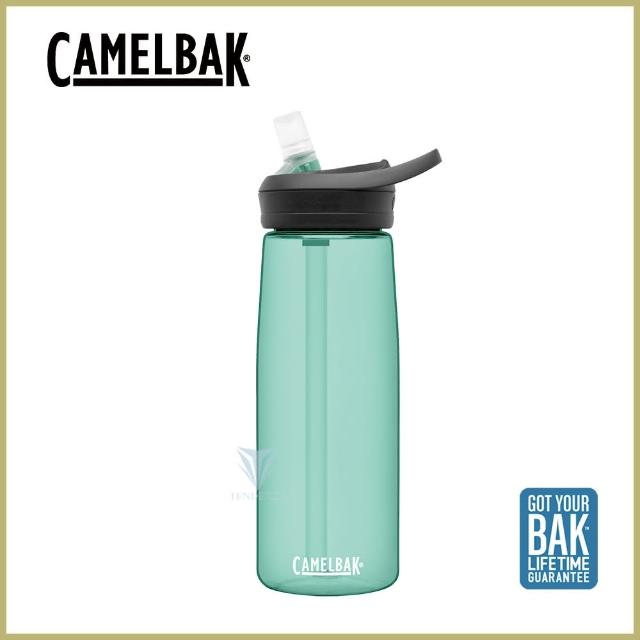 【CAMELBAK】750ml eddy+多水吸管水瓶 森林綠(CB1643302075水壺)