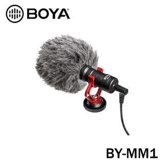 【BOYA 博雅】攝像機DV單眼相機專用麥克風 BY-MM1(公司貨)