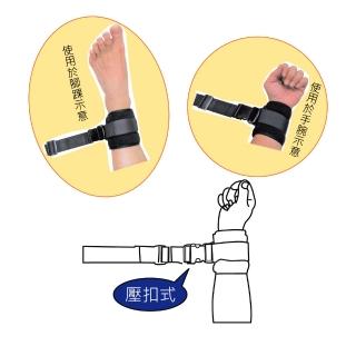 【感恩使者】安全束帶 - 手腳綁帶 舒適束帶 2入 壓扣式 ZHCN1901-A(不含木製固定片)