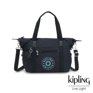 【KIPLING】致敬經典復古夜空深藍手提側背包-ART NC