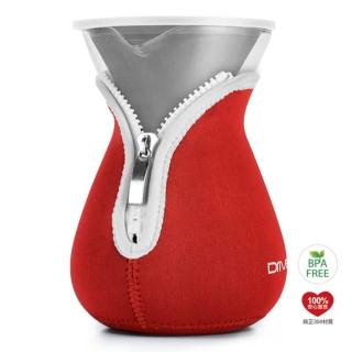 【Driver】兩用咖啡濾杯組600ml(聖誕紅)