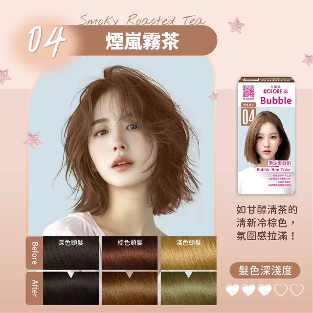 【美吾髮】卡樂芙全新升級泡沫染髮劑100g(多色任選/泡泡染/無阿摩尼亞/無PPD/COLORFUL)