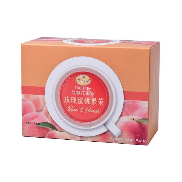 【曼寧】花草茶包量販盒1.5g-2gx40包x3盒 口味任選(玫瑰蜜桃果茶/康福茶/洋甘菊茶/薰衣草茶/輕盈玫瑰茶)