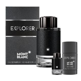 【MONTBLANC 萬寶龍】探尋旅者男性淡香精100ml(贈隨機體香膏75g+小香*1)