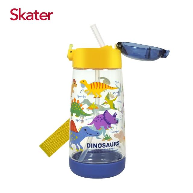 【Skater】透明吸管PET水壺(480ml)