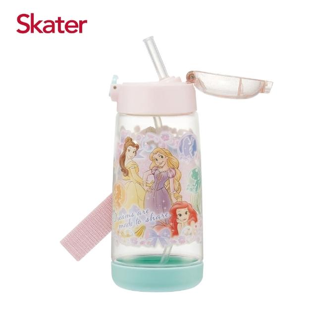 【Skater】透明吸管PET水壺(480ml)