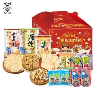 【旺旺】旺旺平安發財箱 857g/箱(綜合米果餅乾 中元/拜拜)