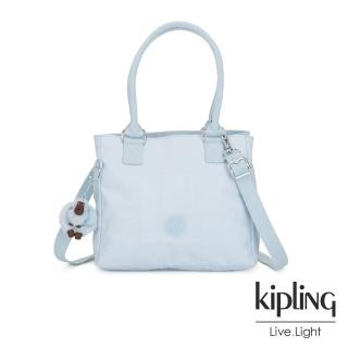 【KIPLING】棉花糖藍肩背側背方包-ESILO