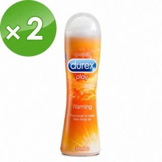 【Durex 杜蕾斯】熱感潤滑液(50ml-2入)