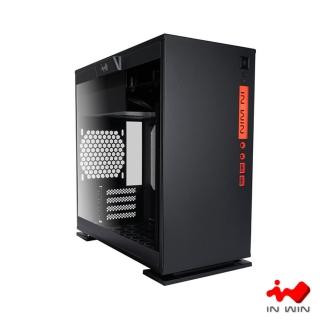 【IN WIN 迎廣】301 U3 透明玻璃側板電競機殼(黑/GPU-33cm/CPU-16cm)