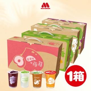 【MOS 摩斯漢堡】經典蒟蒻190gx15杯/箱(葡萄/檸檬/冬瓜檸檬/水蜜桃 任選)
