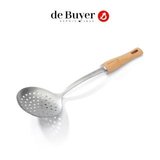【de Buyer 畢耶】『蜂蠟木柄系列』萬用撈匙36.5cm