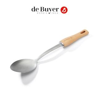 【de Buyer 畢耶】『蜂蠟木柄系列』調理長匙33.5cm