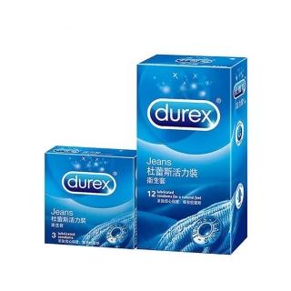 【Durex 杜蕾斯】活力裝保險套12入+3入