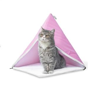 【crazypaws 瘋狂爪子】K.1寵物傢俱 Dou Dou 兜兜公主-牛津布款 多款變化摺疊貓窩(寵物家具/寵物床/寵物窩)