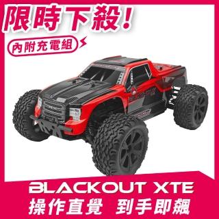 【Redcat Racing】BLACKOUT XTE 1/10四驅大腳車 紅 6050RT-07010(大腳車)
