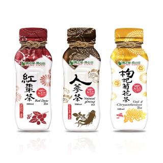 【潤之泉】健康養氣茶飲系列 330mlx24入/箱(人蔘茶、枸杞菊花茶、紅棗茶)
