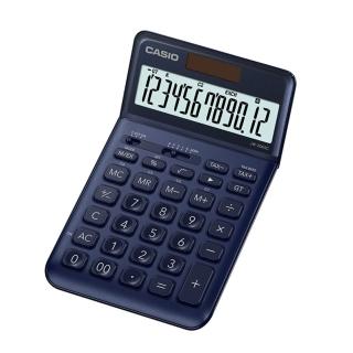 【CASIO 卡西歐】12位數時尚系列七色計算機/午夜藍(JW-200SC-NY)